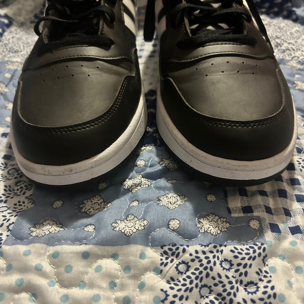 Adidas Classic Black and White Striped Shoes men’s - Picture 3 of 14